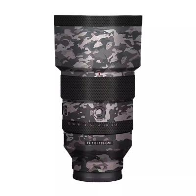 Anti-Scratch Camera Lens Sticker Coat for Sony FE 135mm F1.8 GM Vinyl Wrap Protective Film Body Protector Skin FE1.8/135 GM 135 1.8(Field Camouflag)