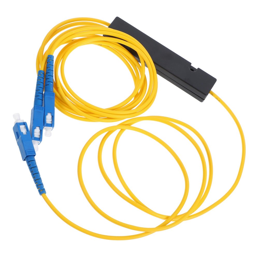 FELTECHELECTR Optic Cord Splitter Fused Optical Cable for Home Use Scratch Design Easy Storage Protective Cover Included Compatible Optical Communication Systems