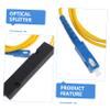 FELTECHELECTR Optic Cord Splitter Fused Optical Cable for Home Use Scratch Design Easy Storage Protective Cover Included Compatible Optical Communication Systems view 2