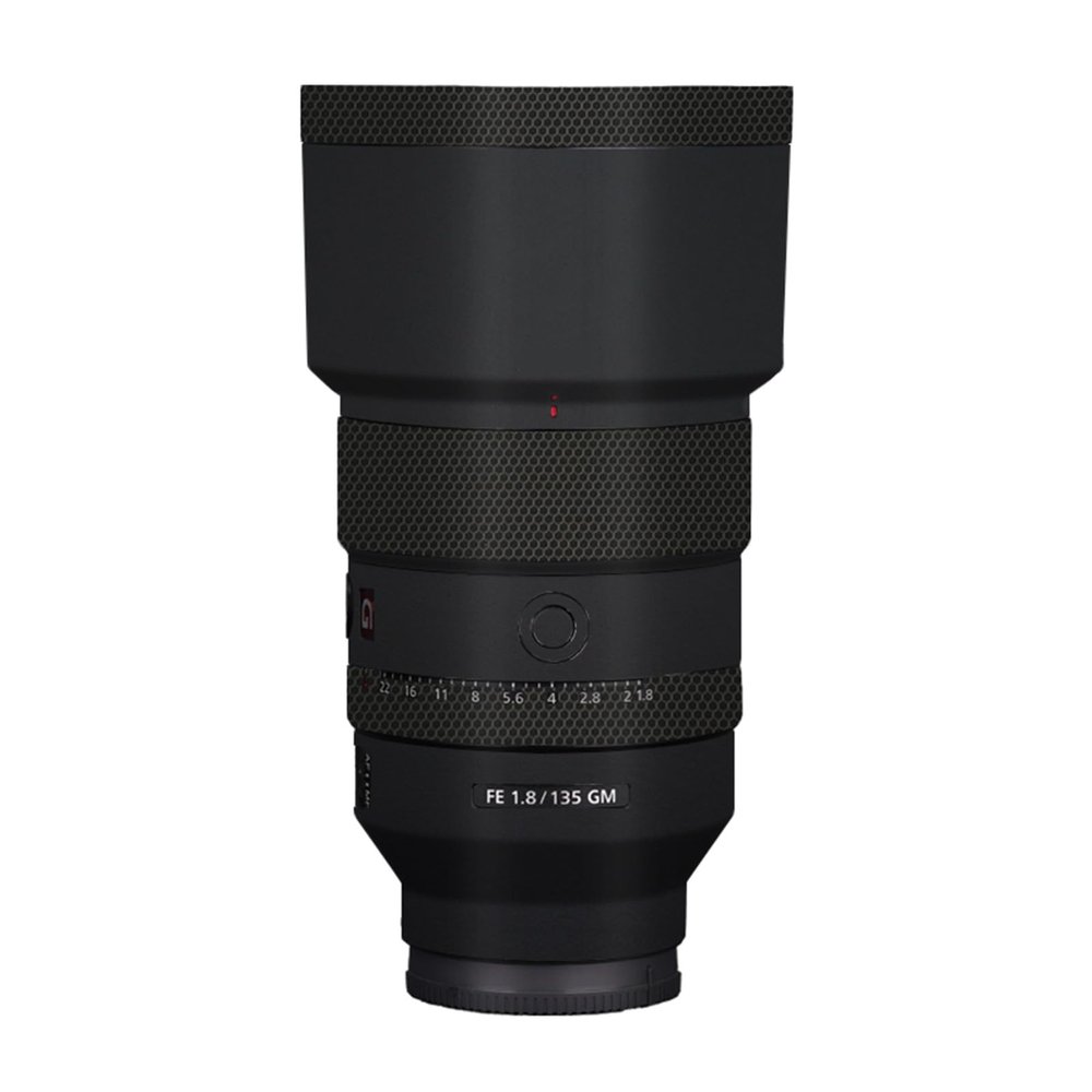 Anti-Scratch Camera Lens Sticker Coat for Sony FE 135mm F1.8 GM Vinyl Wrap Protective Film Body Protector Skin FE1.8/135 GM 135 1.8(Matte Black)