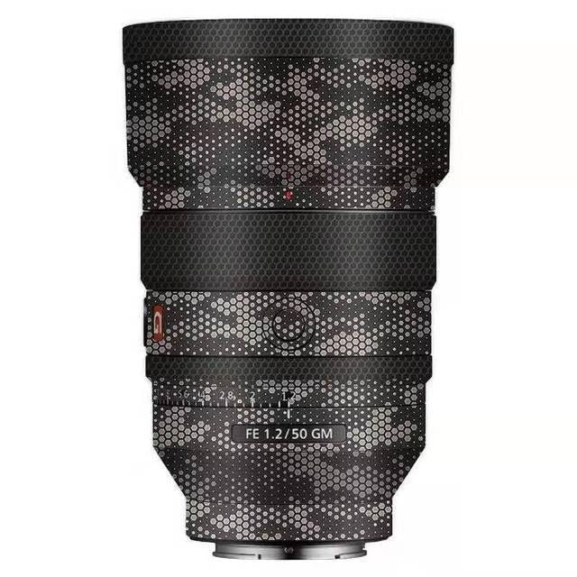 Camera Lens Protector Coat for Sony FE 50mm F1.2 GM Protective Film Body Vinly Wrap Skin Premium Sticker Photography Decal FE 1.2/50 GM 50 1.2(Mamba Titanium)