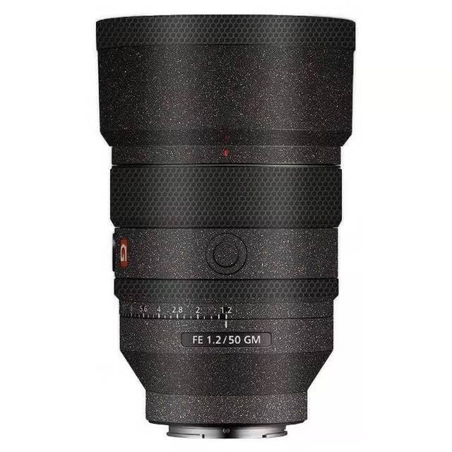 Camera Lens Protector Coat for Sony FE 50mm F1.2 GM Protective Film Body Vinly Wrap Skin Premium Sticker Photography Decal FE 1.2/50 GM 50 1.2(Starry Black)