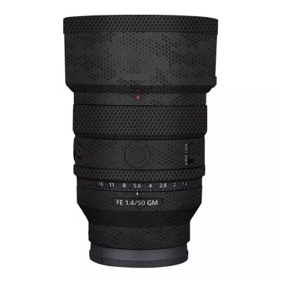 for Sony FE 50mm F1.4 GM Decal Skin Vinyl Wrap Film Camera Lens Body Protective Sticker Protector Coat FE 1.4/50 GM 50 1.4(Mamba Black)