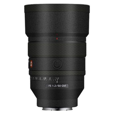 Camera Lens Protector Coat for Sony FE 50mm F1.2 GM Protective Film Body Vinly Wrap Skin Premium Sticker Photography Decal FE 1.2/50 GM 50 1.2(Frosted Black)