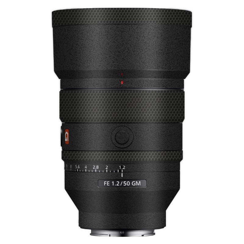 Camera Lens Protector Coat for Sony FE 50mm F1.2 GM Protective Film Body Vinly Wrap Skin Premium Sticker Photography Decal FE 1.2/50 GM 50 1.2(Frosted Black)