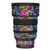 for Sony FE 50mm F1.4 GM Decal Skin Vinyl Wrap Film Camera Lens Body Protective Sticker Protector Coat FE 1.4/50 GM 50 1.4(Graffiti Pink) view 1