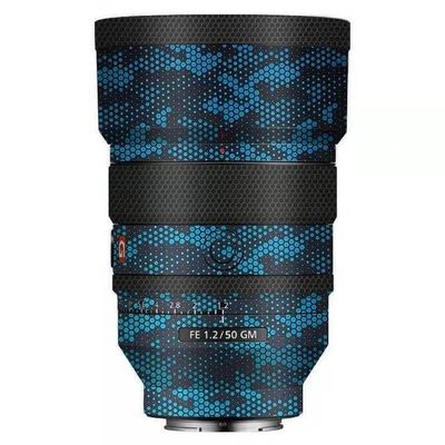 Camera Lens Protector Coat for Sony FE 50mm F1.2 GM Protective Film Body Vinly Wrap Skin Premium Sticker Photography Decal FE 1.2/50 GM 50 1.2(Mamba Blue)