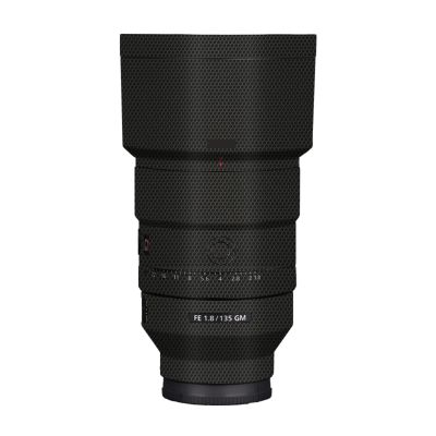 Anti-Scratch Camera Lens Sticker Coat for Sony FE 135mm F1.8 GM Vinyl Wrap Protective Film Body Protector Skin FE1.8/135 GM 135 1.8(Matrix Black)