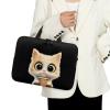 10 12 13 15 17inch Laptop Bag Computer Carrying Case Laptop Sleeve Case Laptop Traval Bag Computer Cover for Men Women Cute Cat,Black view 3