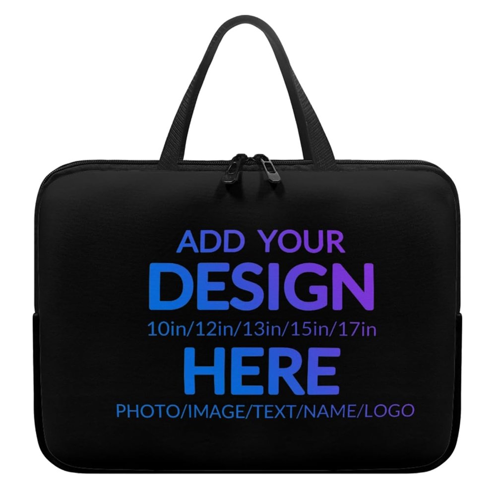 10 12 13 15 17inch Laptop Bag Computer Carrying Case Laptop Sleeve Case Laptop Traval Bag Computer Cover for Men Women Custom Pattern Laptop Case Bag