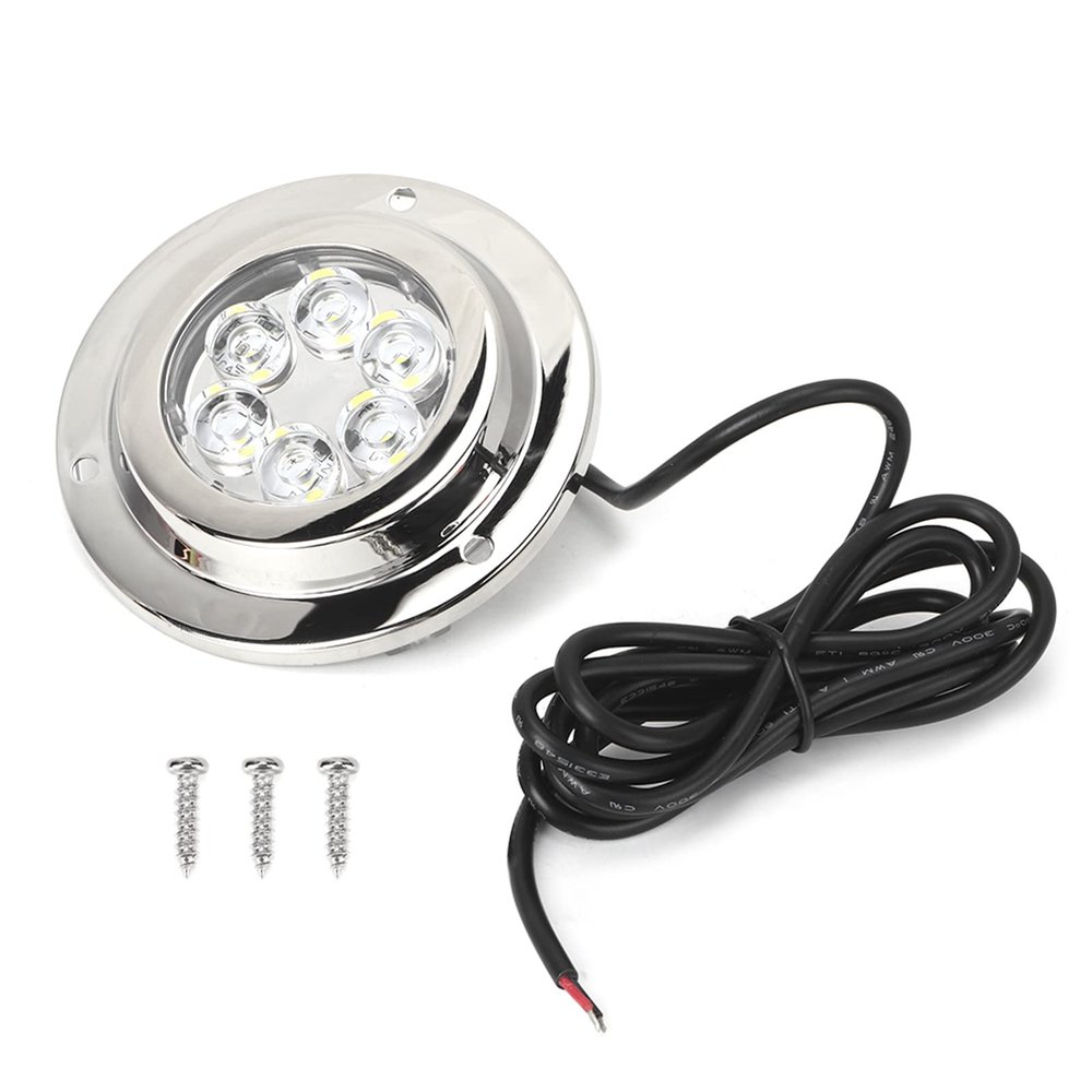 Brilluxa Underwater White Light, IP68 Waterproof LED, Compatible with Marine Yachts and Boats, Light for Underwater Use and Marine Lighting