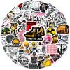100 Pcs Hard Hat Stickers, Funny Hard Hat Stickers Waterproof Vinyl for Helmet, Cars, Tool Box, Phone, Water Bottle, Luggage, Laptop, Adults Men Women view 2