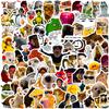 100 Pieces Funny Meme Stickers, Cute Internet Meme Stickers Waterproof Vinyl Gifts for Phone, Water Bottle, Luggage, Laptop, Adults Teens view 2