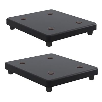 HYDTGZ 2 Pack Subwoofer Speaker Stands Speaker Isolation Feet Platform with Foot Pad Speaker Stabilizer Base for Home, Office, Recording Studio,B,35 * 40cm