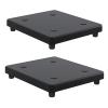 HYDTGZ 2 Pack Subwoofer Speaker Stands Speaker Isolation Feet Platform with Foot Pad Speaker Stabilizer Base for Home, Office, Recording Studio,B,35 * 40cm view 1