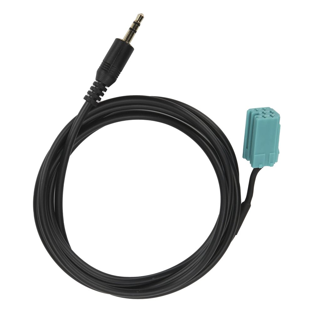 Car Audio Cable 3.5mm AUX Stereo Input Adapter Fit for ClioMeganeEspaceKangooLagunaScenicTrafic 2005?2011 AUX Line Gives You Great Enjoyment of Music You Can Rest with