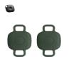 2 Pack for Tile by Life360 Mate (2024) Bluetooth Tracker Case,Shockproof, BOVUGAC Collar Model with 2 cm Cut-Out Silicone Case Cover for Tile Mate (2024) for Pets-Green view 1