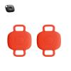 2 Pack for Tile by Life360 Mate (2024) Bluetooth Tracker Case,Shockproof, BOVUGAC Collar Model with 2 cm Cut-Out Silicone Case Cover for Tile Mate (2024) for Pets-Red view 1