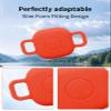 2 Pack for Tile by Life360 Mate (2024) Bluetooth Tracker Case,Shockproof, BOVUGAC Collar Model with 2 cm Cut-Out Silicone Case Cover for Tile Mate (2024) for Pets-Red view 4