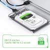 2.5inch USB 3.0 2.0 to SATA III Mechanical Hard Disk Enclosure Max 6TB Support UASP Tool-Free for Laptop SATA HHD (USB2.0 to SATA Transparent, 2.5in) view 4