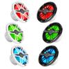 NVX MVSP8 Premium 8" 2-Way Marine Coaxial Speakers (Pair), 750W Max, 250W RMS, 1 Silk Dome Tweeters, with RGB LED Lighting for Boats/UTV/ATV/SxS/Powersports (White and Black Grilles Included) view 2