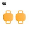 2 Pack for Tile by Life360 Mate (2024) Bluetooth Tracker Case,Shockproof, BOVUGAC Collar Model with 2 cm Cut-Out Silicone Case Cover for Tile Mate (2024) for Pets-Orange view 1