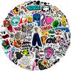 100 Pcs Skateboard Stickers, Cool Aesthetic Stickers Waterproof Vinyl for Skateboard, Phone, Water Bottle, Luggage, Laptop, Teens Adults view 2
