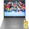 HP 14" Chromebook Laptop Computer, Chrome OS, 4GB RAM 64GB SSD, Intel Celeron N4120 4-Core Processor, HD Webcam, WI-FI, HD Audio, NLY Earphones, Modern Gray view 1