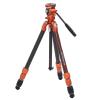 Vikye Carbon Fiber Tripod Lightweight Camera Tripod Hydraulic Head, Load Up to 60kg, Quick Setup for Arca Standard Port, Panoramic Ball Head, Travel Photography view 1