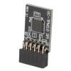 TPM 2.0 Security Module with 12-1 Pin 2 X 6P SPI Interface Module for Motherboard, Standalone Crypto Processor view 1
