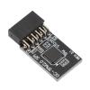 TPM 2.0 Security Module with 12-1 Pin 2 X 6P SPI Interface Module for Motherboard, Standalone Crypto Processor view 4