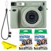 Fujifilm INSTAX Wide 400 Instant Camera (Sage Green) with Instax Wide Films (40 Sheets) view 1