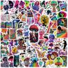 100 Pieces Trippy Stickers, Cool Psychedelic Aesthetic Stickers Waterproof Vinyl Gifts for Phone, Water Bottle, Luggage, Laptop, Adults Teens view 2