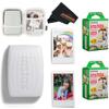 Fujifilm INSTAX Mini Link 3 Smartphone Printer with INSTAX Mini Instant Film and Sunshine Microfiber Cleaning Cloth... (2 Twin Pack (40 Sheets), Clay White) view 1