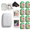 Fujifilm INSTAX Mini Link 3 Smartphone Printer with INSTAX Mini Instant Film and Sunshine Microfiber Cleaning Cloth... (8 Twin Pack (160 Sheets), Clay White) view 1