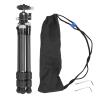 Carbon Fiber Camera Tripod, 3 Angle Adjustable, Portable with Balls Head, Lightweight for Digital Cameras, Macro Photography, Travel, Load 5kg, Includes Carrying Bag view 1