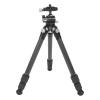 Carbon Fiber Camera Tripod, 3 Angle Adjustable, Portable with Balls Head, Lightweight for Digital Cameras, Macro Photography, Travel, Load 5kg, Includes Carrying Bag view 4