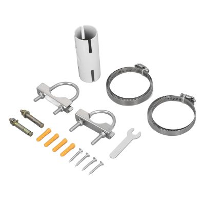 Adjustable Stainless Steel J Pole Mounting Bracket for V2, Satellite Dish, TV Antennas, Multiple Angle