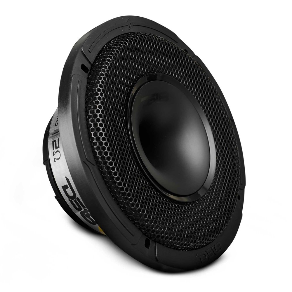 DS18 PRO-HY6.2MSL 6.5" Hybrid Slim Loudspeaker with a 1" Compression Driver Horn, 6.5" Shallow Hybrid Coaxial Mid-Range w/Driver