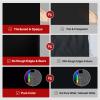 10x12Ft Black Large Photography Backdrop, Black Screen Photo Background for Photoshoot, Zoom Meeting, Game Live Steaming Live, Party, Vedio view 2