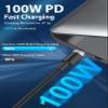 100W Multi Charging Cable, Retractable iPhone Charger Cord Compact for Travel, 4FT 6-in-1 Retractable Fast Charging Adapter with USB C/Lightning/Micro USB Ports for iPad Pro 2024/iPhone 15 14 FX3 view 2