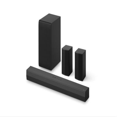 LG S40TR 4.1 ch. Soundbar with Wireless Subwoofer and Rear Surround Speaker Included, TV Synergy, Wow Interface, AI Sound Pro, 2024 New Model (Renewed)