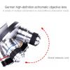 Binocular Compound Microscope, 40X-6000X/ 10000X/ 20000X Magnification, Brightfield, LED Illumination, Sliding Head, High-Resolution Optics, Lab Binocular Microscope for Kids and Adults (D6000x ) view 2
