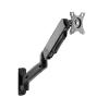 CAOJLjiaxiang-2012 Monitor Arm Wall Mounted Single Monitor Arm for Max 32 Inch Screens, Fully Adjustable Gas Spring Monitor Mount Holds 2.2-19.8lbs, VESA 75x75mm/100x100mm, Black Monitor Mount view 1