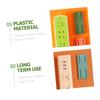 DirectNine Basics 8pcs Self Adhesive Wall Socket Rack Electric Strips Thin Fixator Socket Holder Punch view 2