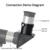 1.25 Inch 90 Degree Mirror Metal Interface Lens Astronomical Telescope Accessories view 2