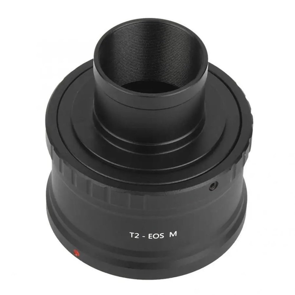 Aluminium Alloy Lens Adapter T2-EOS M 1.25 Inch Telescope for M Mount Camera Adapter Ring Cam Directly Mount