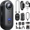 SHPTDJTIC Body Camera 4K, POV Pro 4K,Wearable Camera with 360Rotatable Clip & Magnetic Clip,120 Minutes for Recording,Take for Lecture, Traveling,Pet Walking and Outdoors Activities (4K-P-64G) view 1