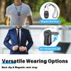 SHPTDJTIC Body Camera 4K, POV Pro 4K,Wearable Camera with 360Rotatable Clip & Magnetic Clip,120 Minutes for Recording,Take for Lecture, Traveling,Pet Walking and Outdoors Activities (4K-P-64G) view 2