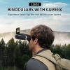 2.4 Digital Binoculars with Camera for Adults, 12x32 2.5K 48MP 8X Digital Zoom Video Photo Recorder for Bird Watching Concerts and Games view 2